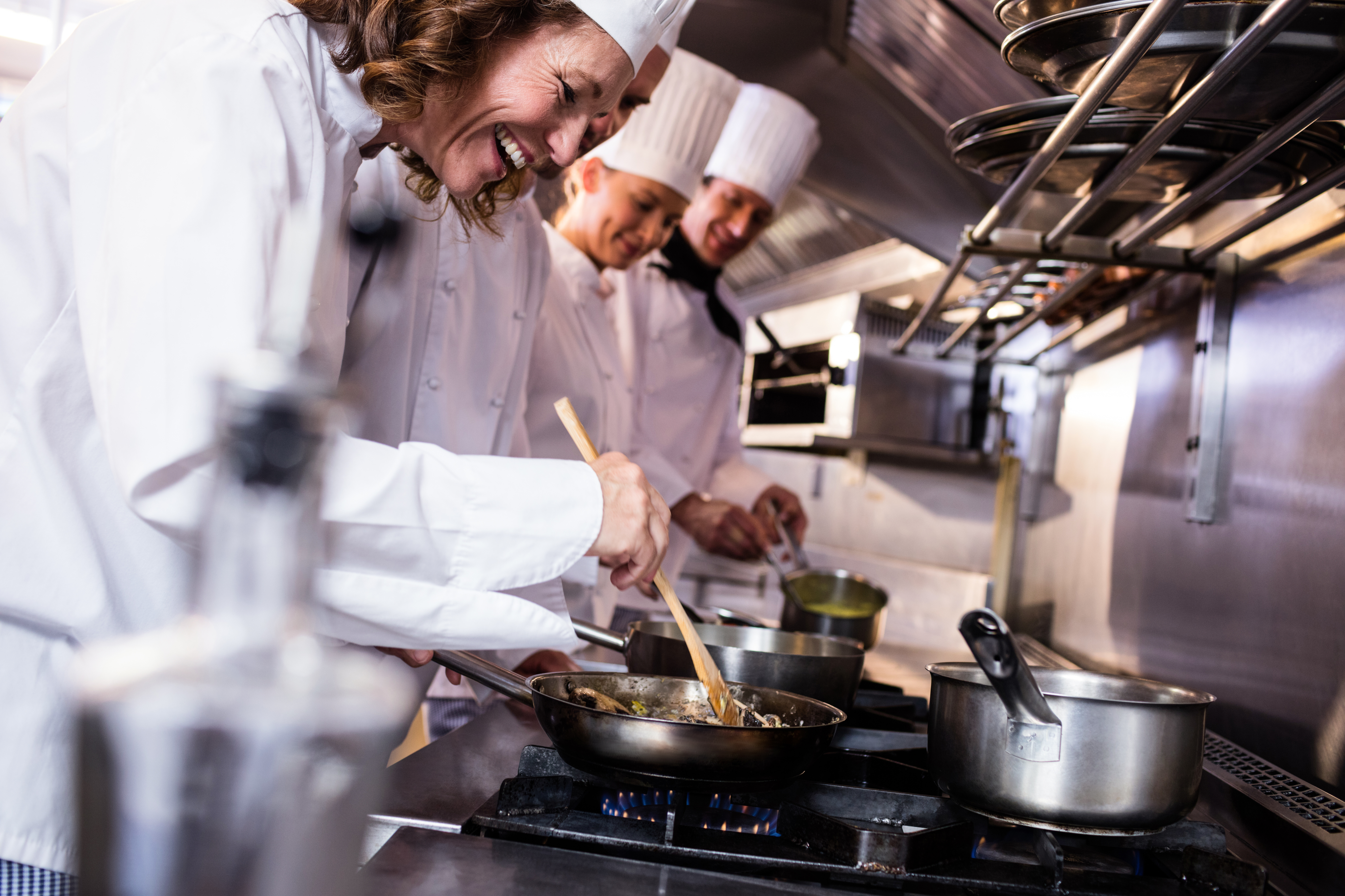 Why do chefs love cooking with gas?