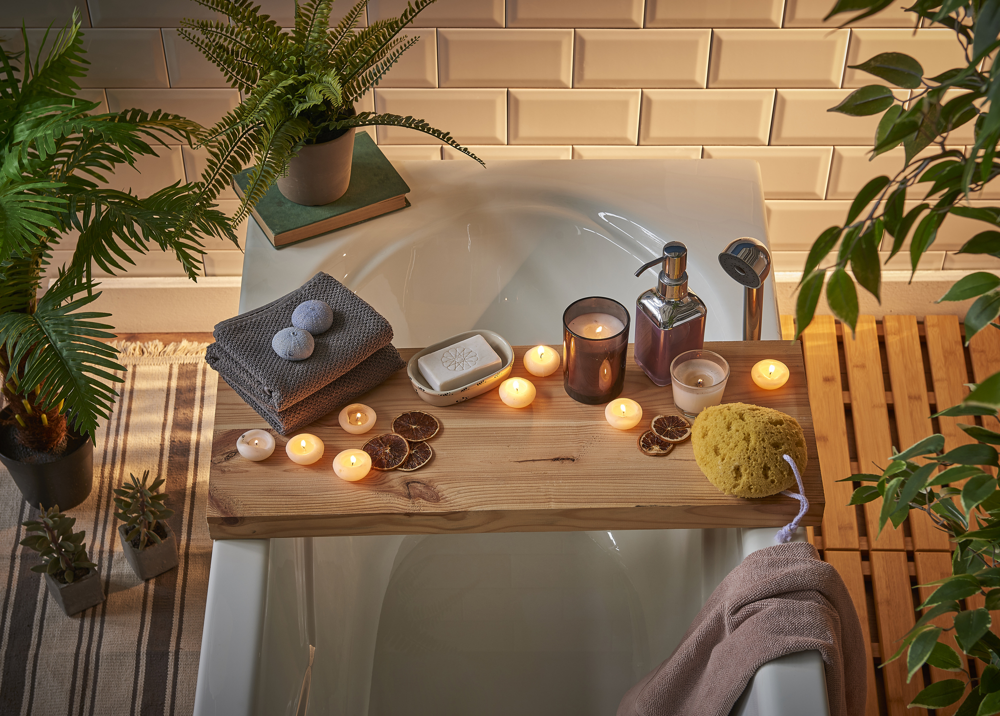 Recharge with a mid-winter soak in the bath
